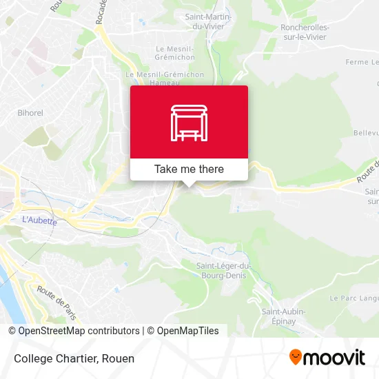 College Chartier map