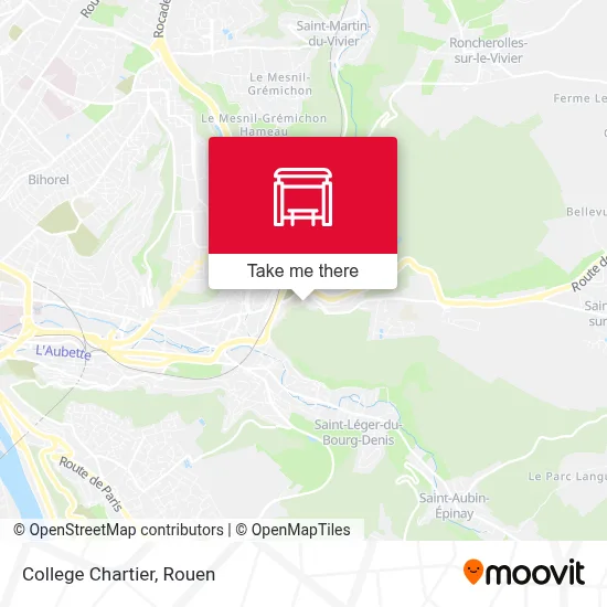 College Chartier map