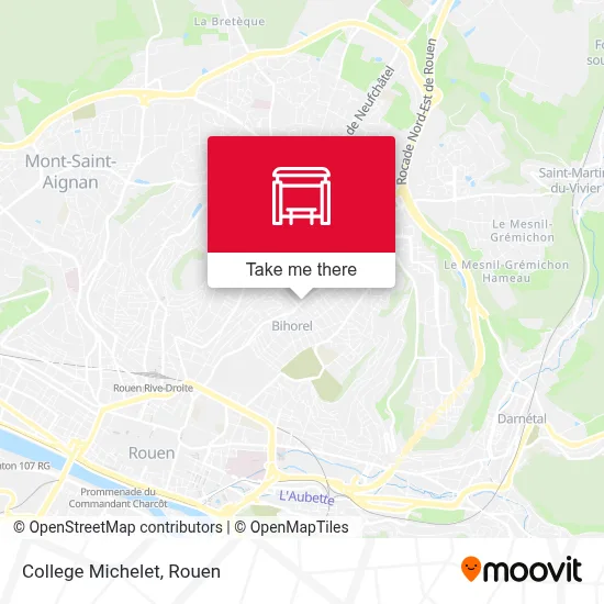 College Michelet map