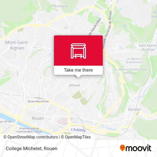 College Michelet map