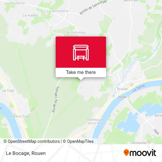 Le Bocage map