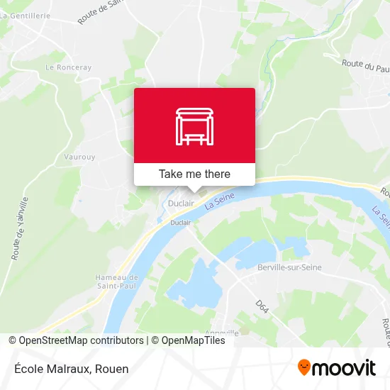 École Malraux map