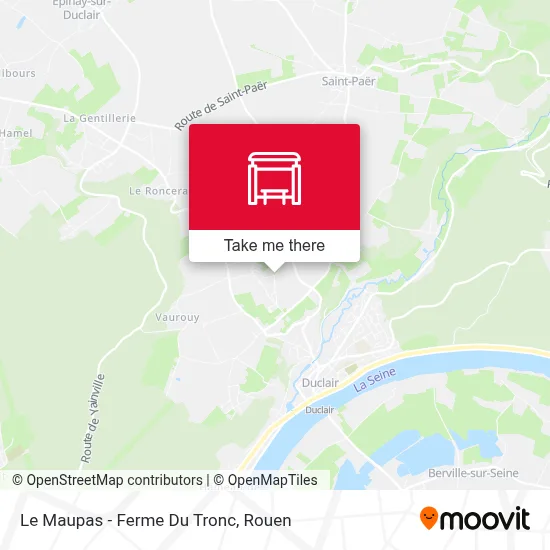 Le Maupas - Ferme Du Tronc map
