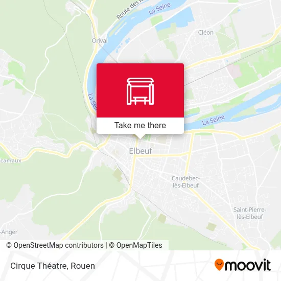 Cirque Théatre map