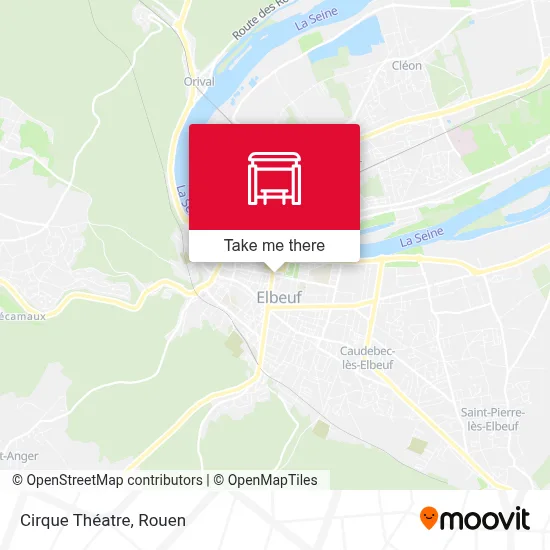 Cirque Théatre map