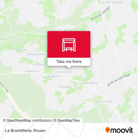 Mapa La Brunetterie