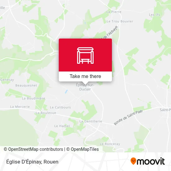 Église D'Épinay map
