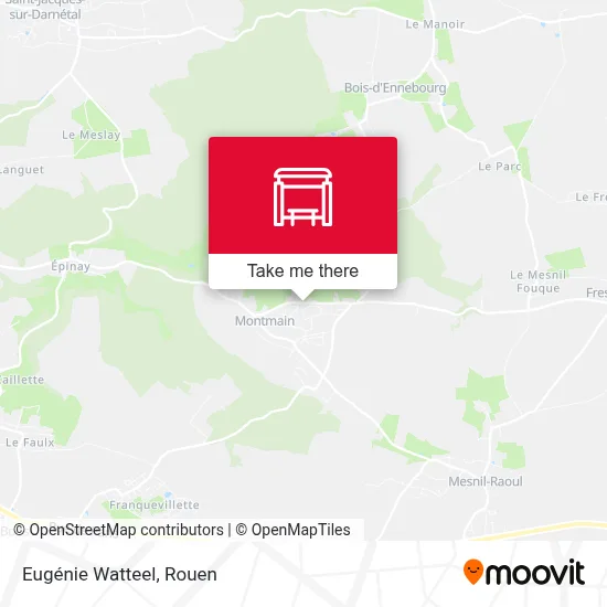 Mapa Eugénie Watteel