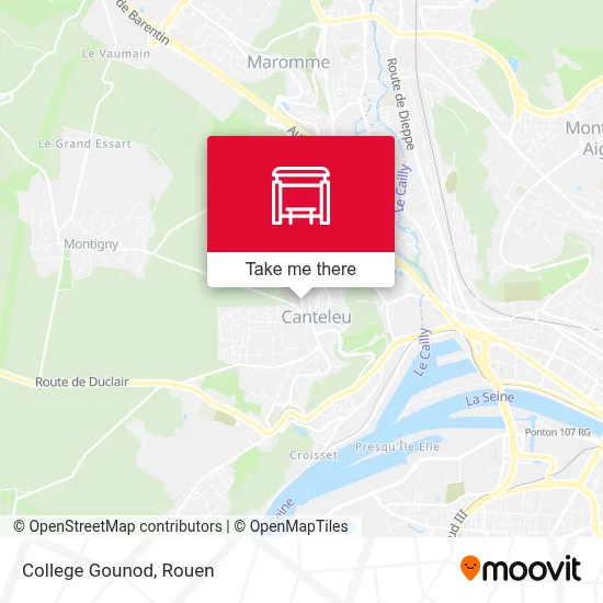 College Gounod map
