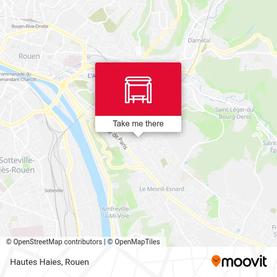 Hautes Haies map