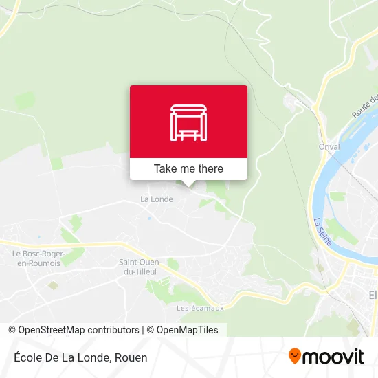 École De La Londe map