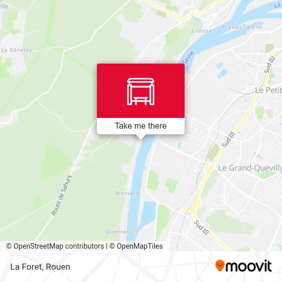 La Foret map