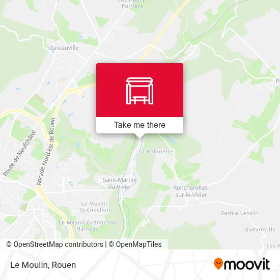 Le Moulin map