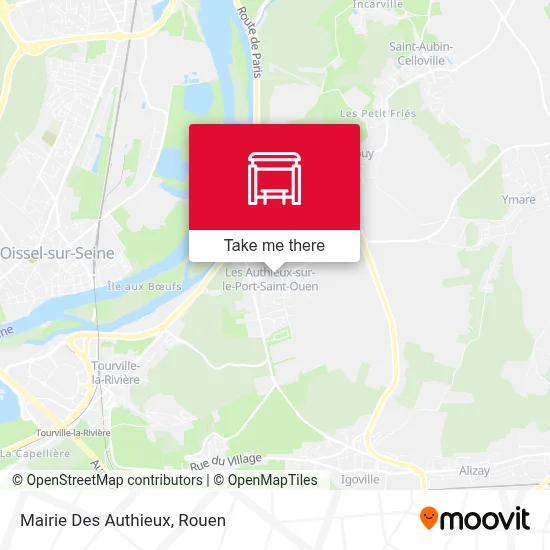 Mairie Des Authieux map