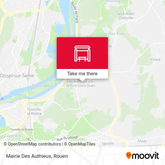 Mairie Des Authieux map