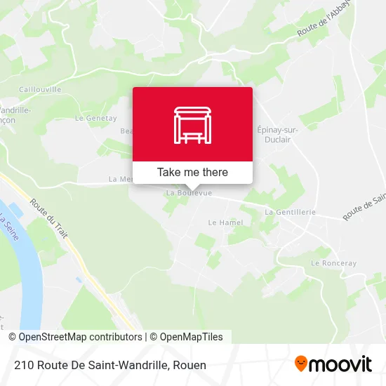 Mapa 210 Route De Saint-Wandrille