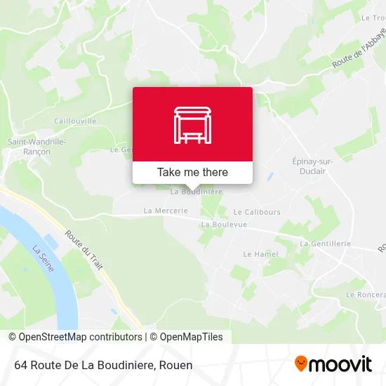 64 Route De La Boudiniere map