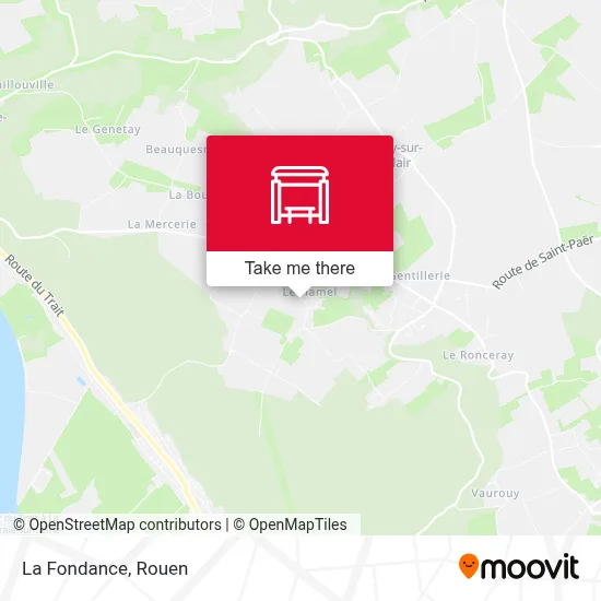 Mapa La Fondance