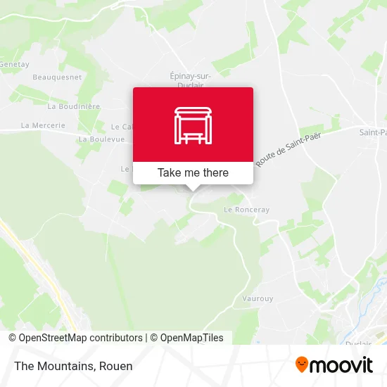 Mapa Les Monts