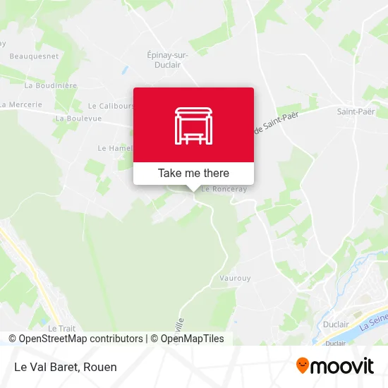 Le Val Baret map
