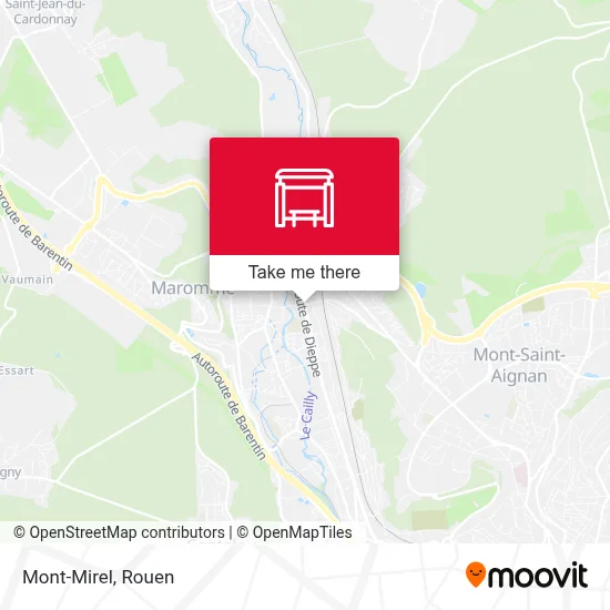 Mapa Mont-Mirel