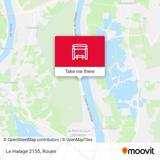 Le Halage 2155 map