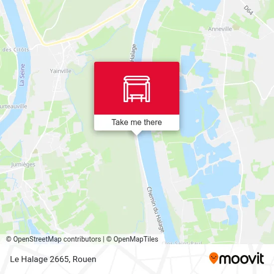 Le Halage 2665 map