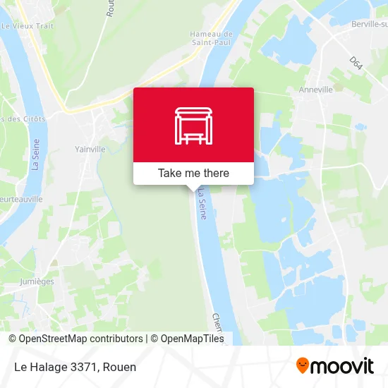 Le Halage 3371 map