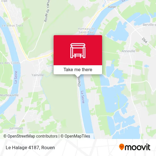 Le Halage 4187 map