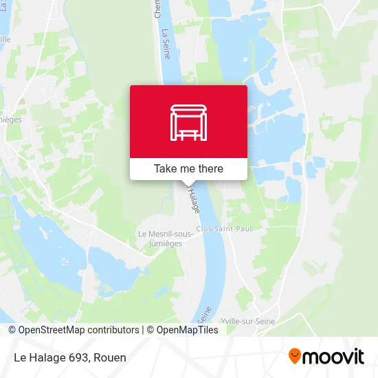 Mapa Le Halage 693