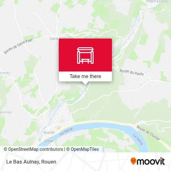 Le Bas Aulnay map