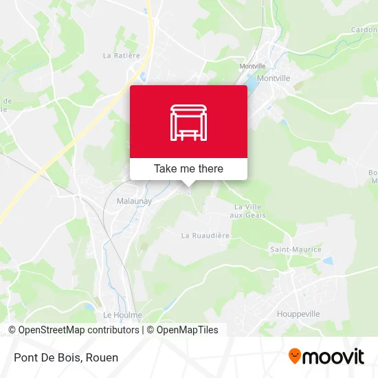 Mapa Pont De Bois