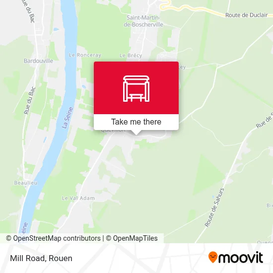 Mapa Route Du Moulin