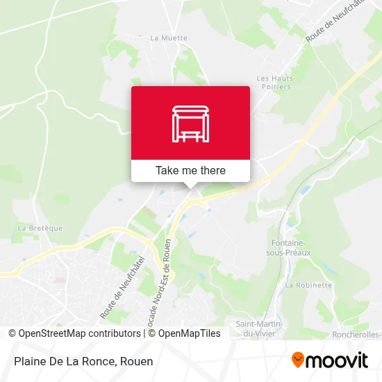 Mapa Plaine De La Ronce