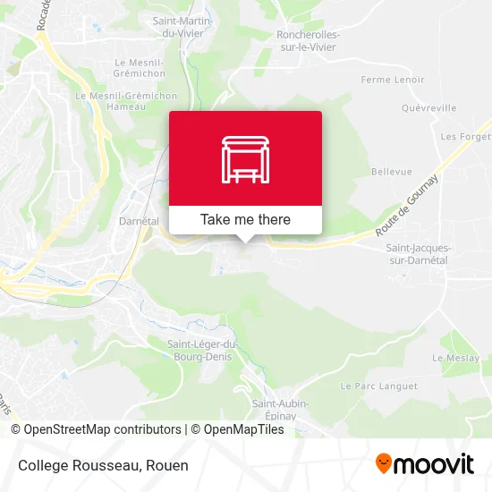 College Rousseau map