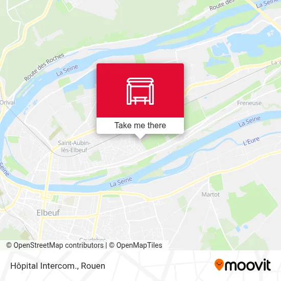 Hôpital Intercom. map