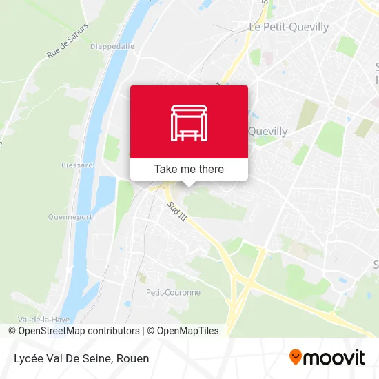 Mapa Lycée Val De Seine