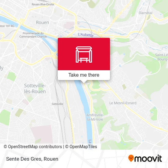 Sente Des Gres map