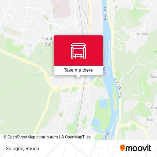 Mapa Sologne