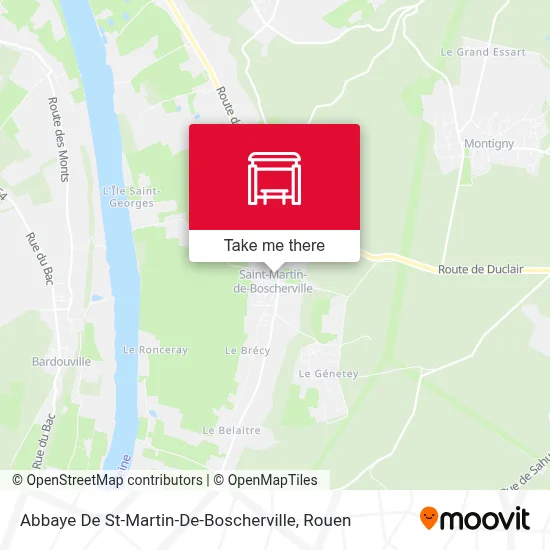 Abbaye De St-Martin-De-Boscherville map