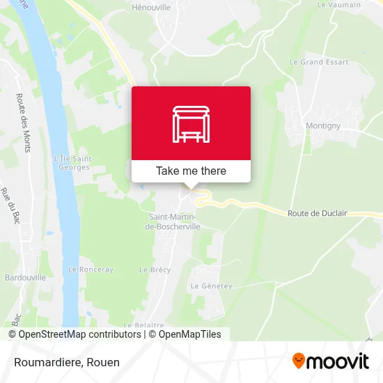 Roumardiere map