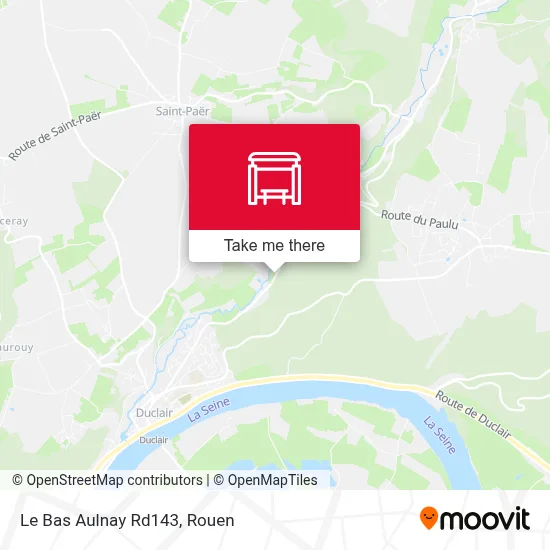 Le Bas Aulnay Rd143 map