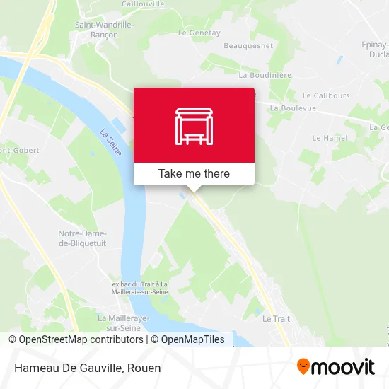 Hameau De Gauville map