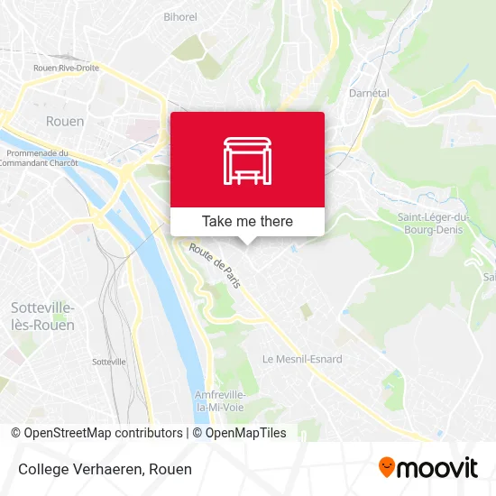 College Verhaeren map