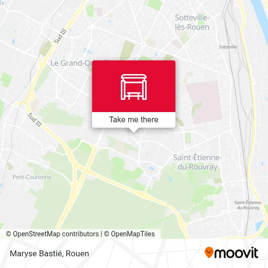 Maryse Bastié map