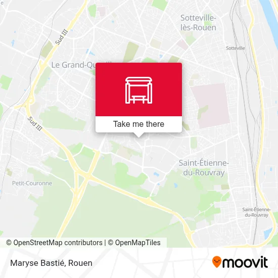 Maryse Bastié map