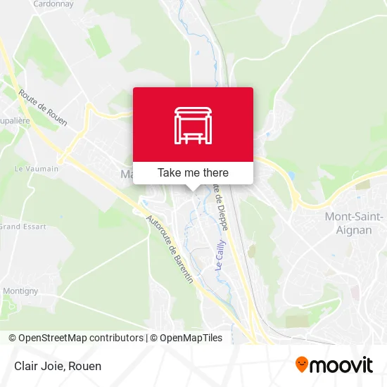 Clair Joie map