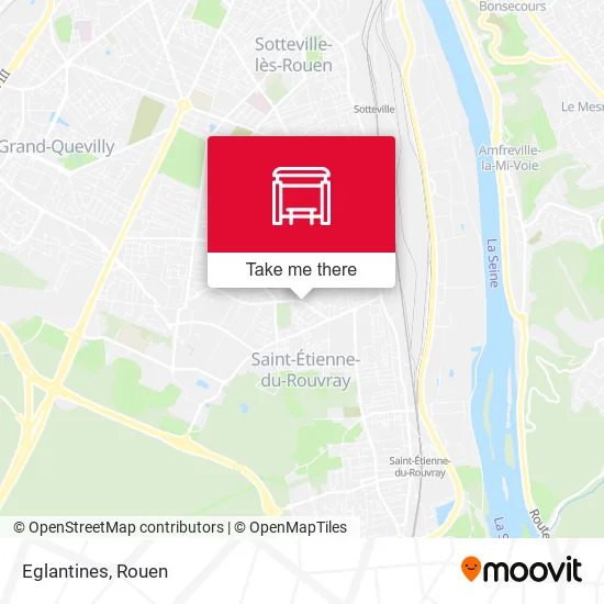 Eglantines map