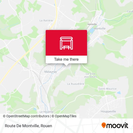 Mapa Route De Montville