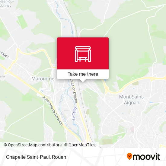 Chapelle Saint-Paul map